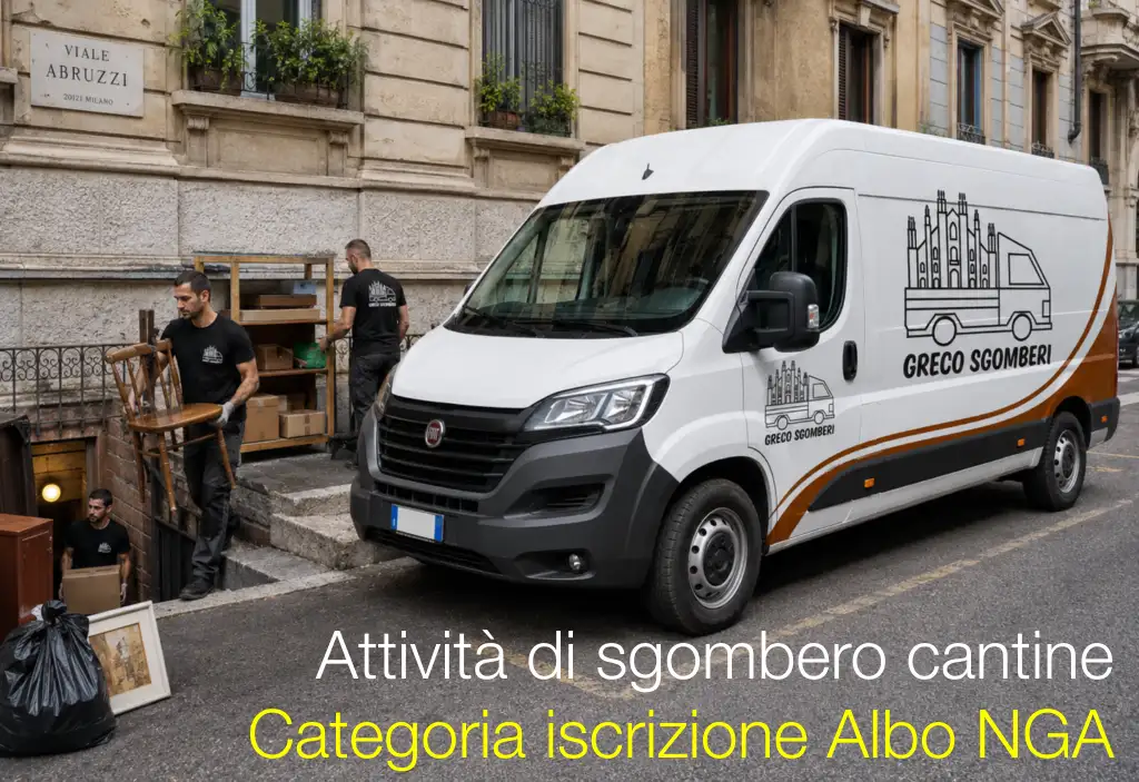 Attività di sgombero cantine: Categoria iscrizione Albo nazionale gestori ambientali